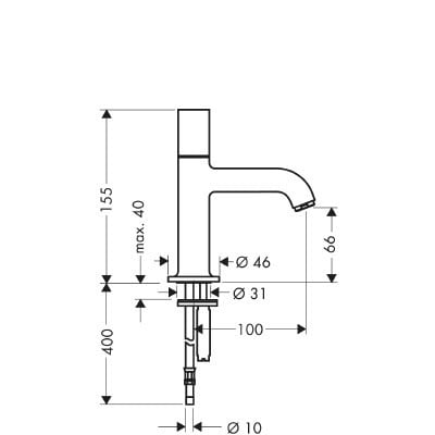 Fontijnkraan Hansgrohe