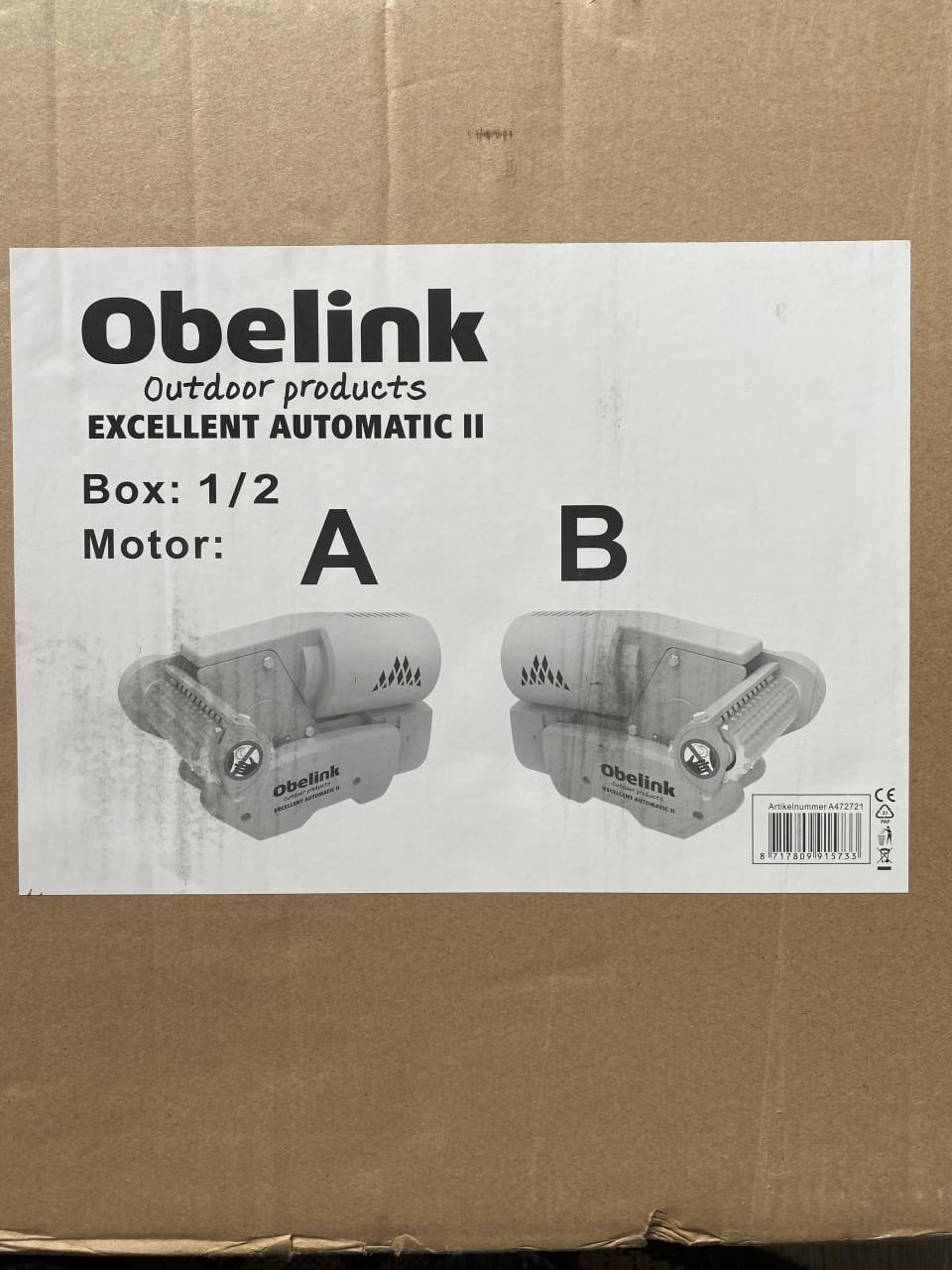 Caravan motoreenheid A ( links ) en B (rechts)