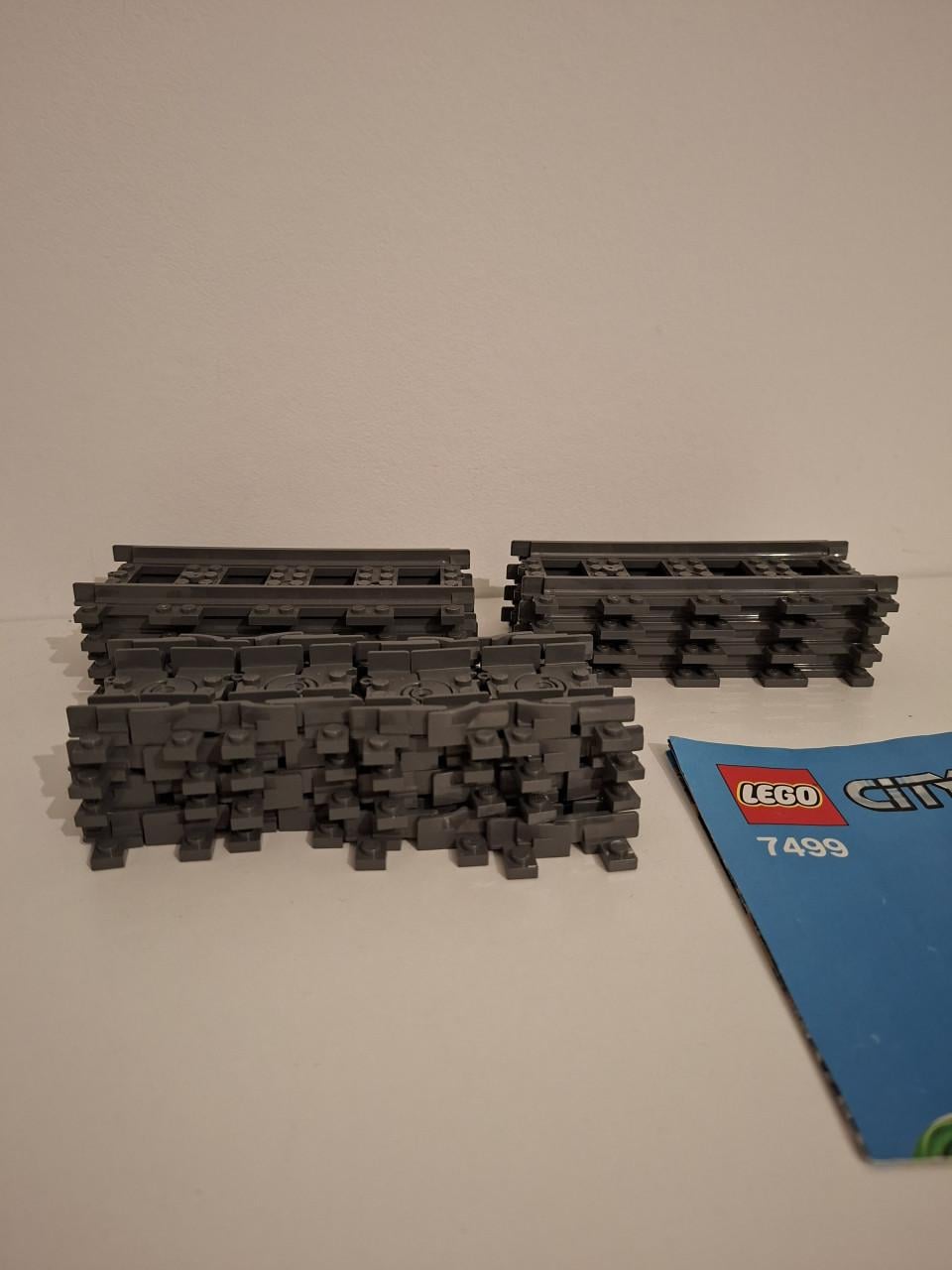 2x treinrails set 7499 compleet met boekje