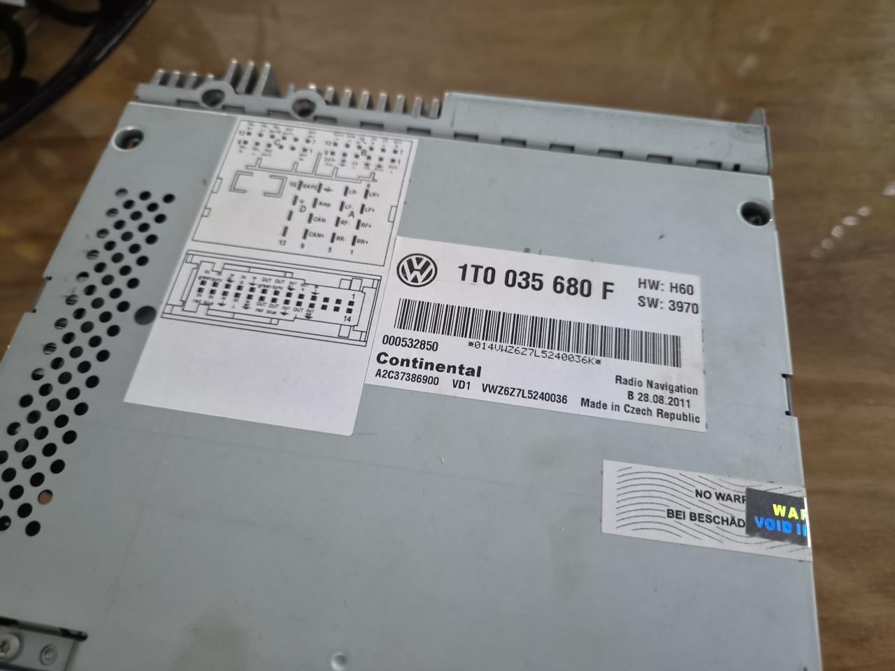 Volkswagen orginele Autoradio RNS510
