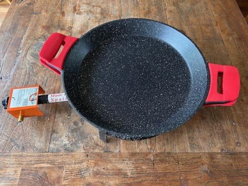 Paellapan met brander