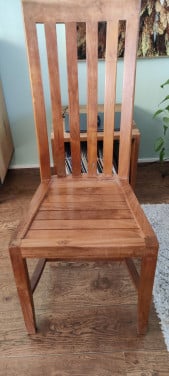 Hard houten woonkamer stoelen