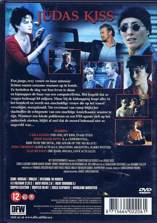 DVD Judas kiss ( 1 keer bekeken)