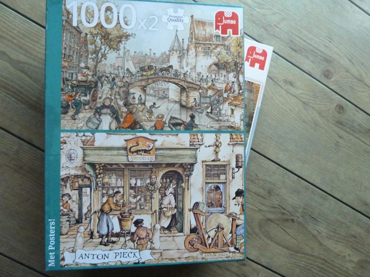 2 MOOIE PUZZELS VAN ANTON PIECK