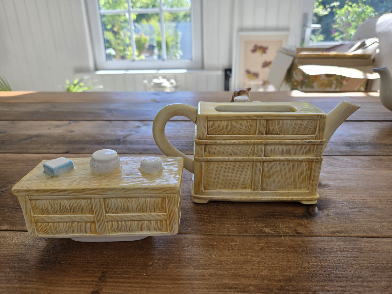 Superschattige theepot
