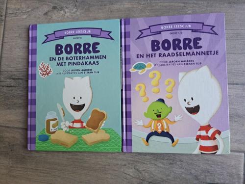 Borre boekjes  - En het raadselmannerje - En de boterhammen met pindakaas