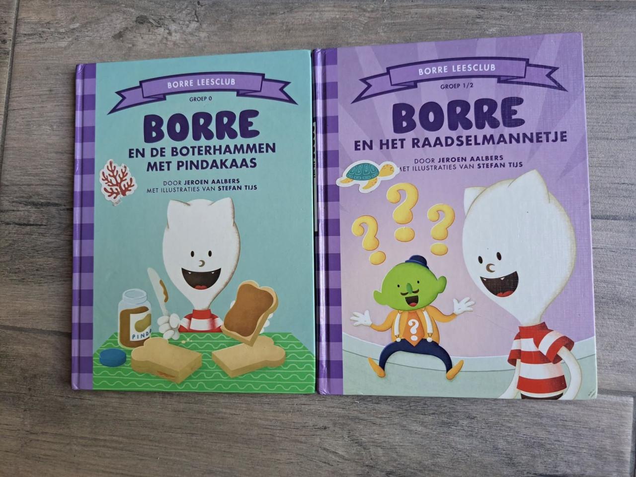 Borre boekjes  - En het raadselmannerje - En de boterhammen met pindakaas