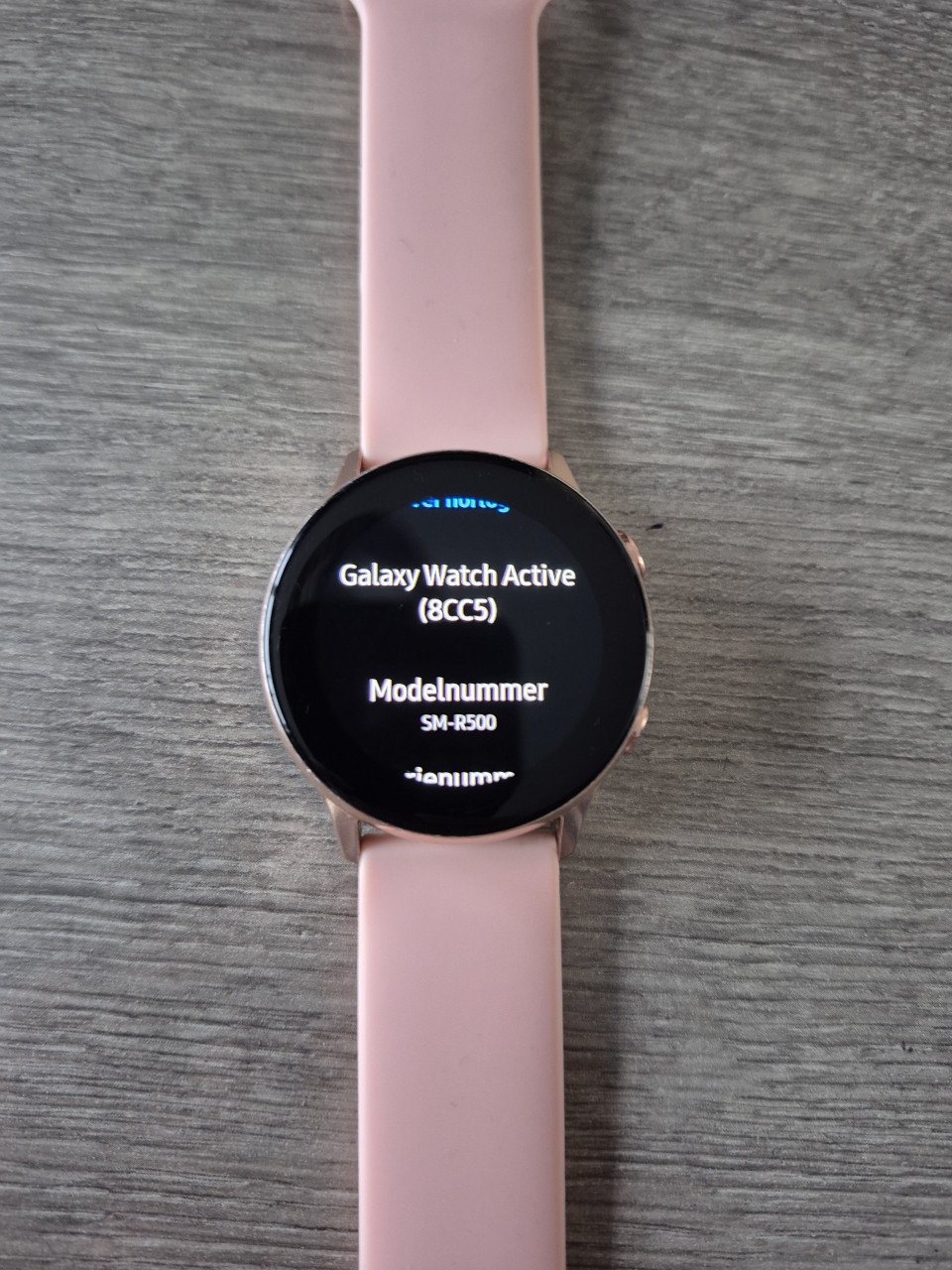 Smart watch active