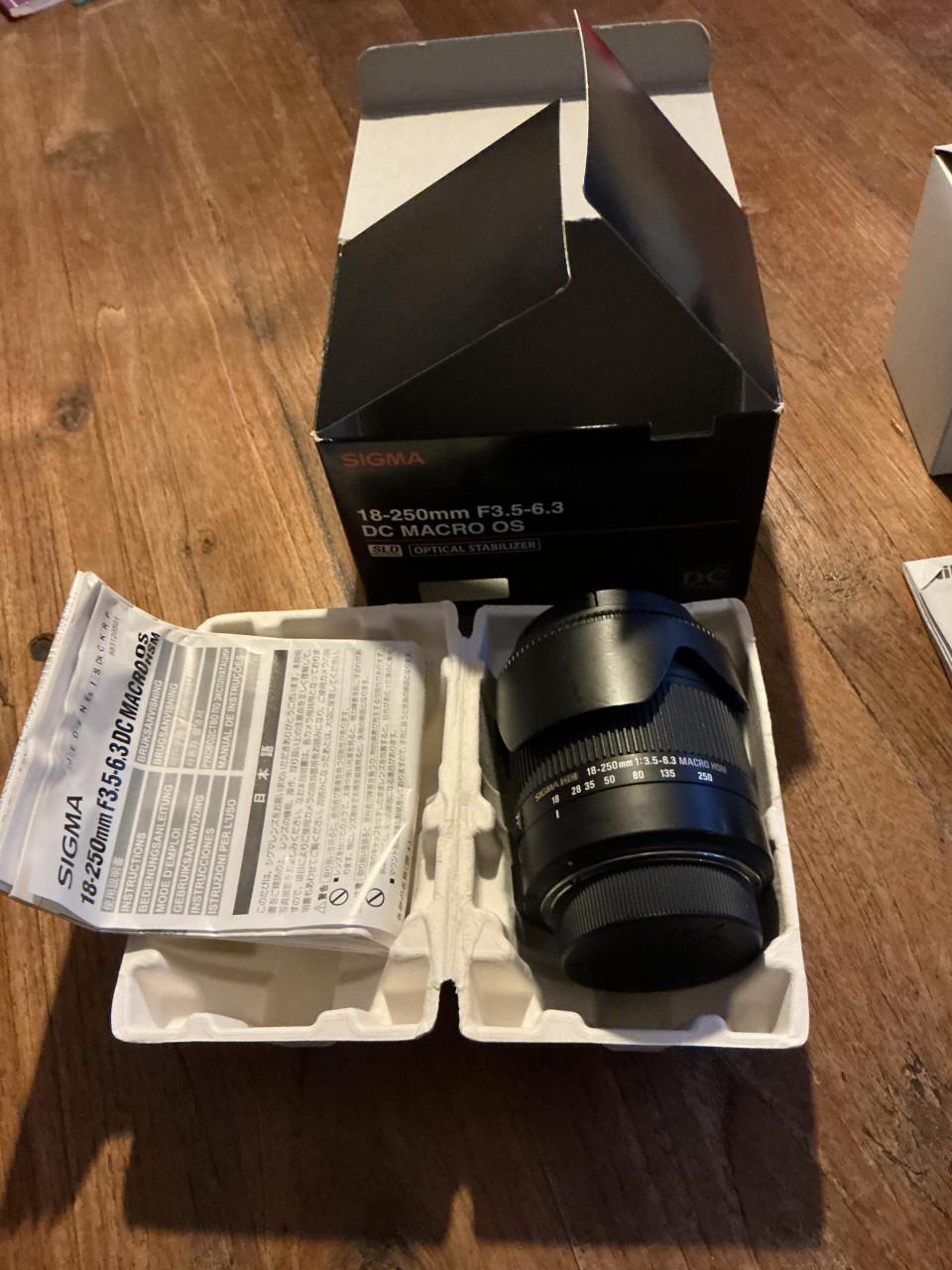 Sigma objectief voor Nikon