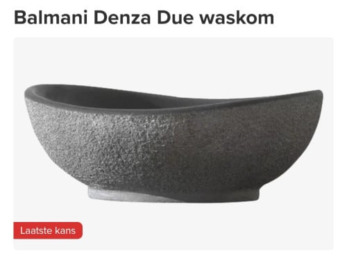 Granieten waskom