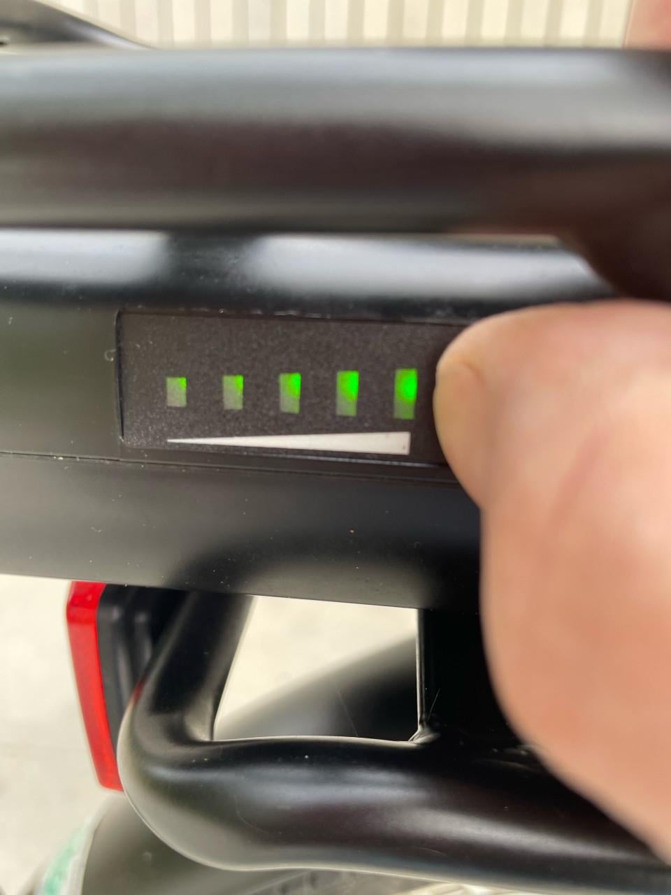 Elektrische damesfiets.