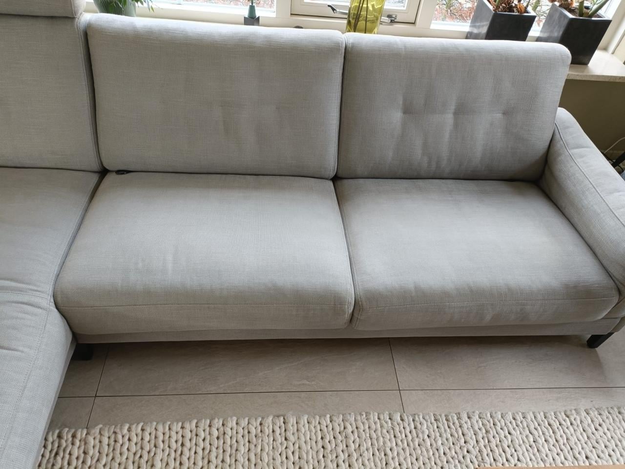 Rolf Benz hoekbank, verstelbaar