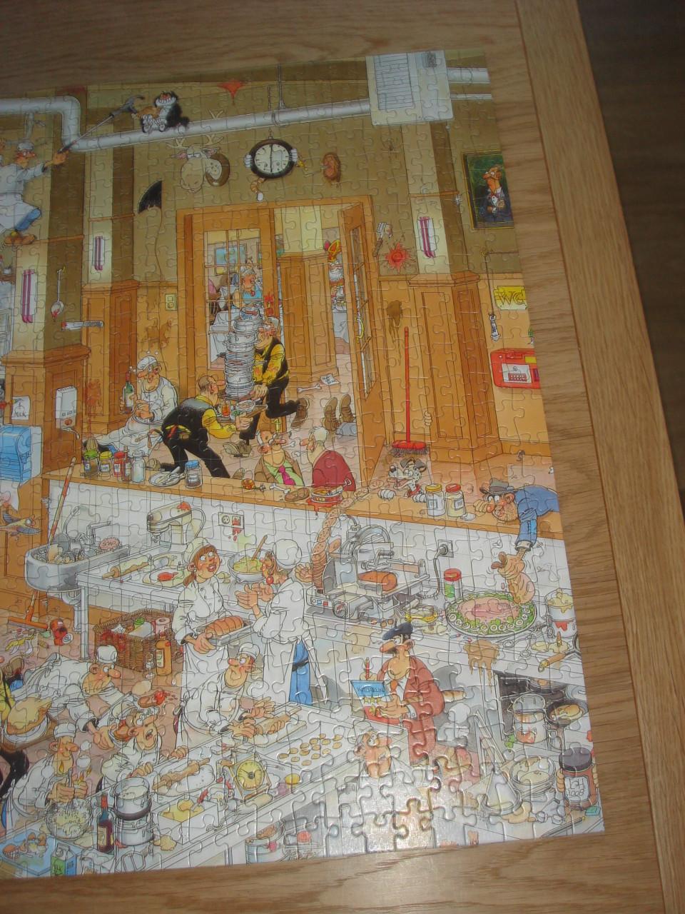 Te koop Complete Jan van Haasteren puzzel The Kitchen 950 stukjes