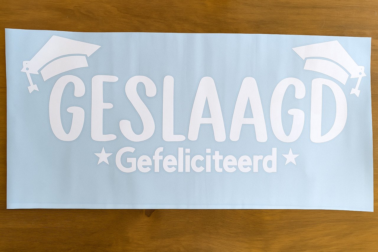 Geslaagd! Stickers