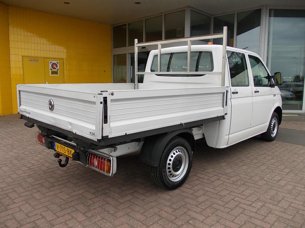 Volkswagen Transporter 2.0 tdi l2h1 dc pick-up, kipper, open laadbak