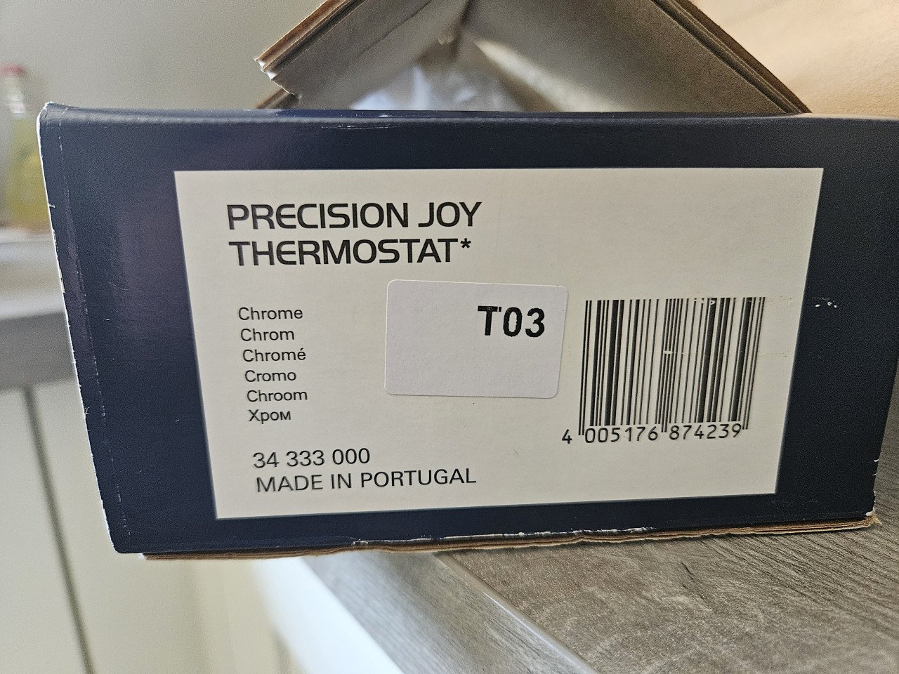 Grohe Precision Joy Thermostatische douchekraan chroom 15cm