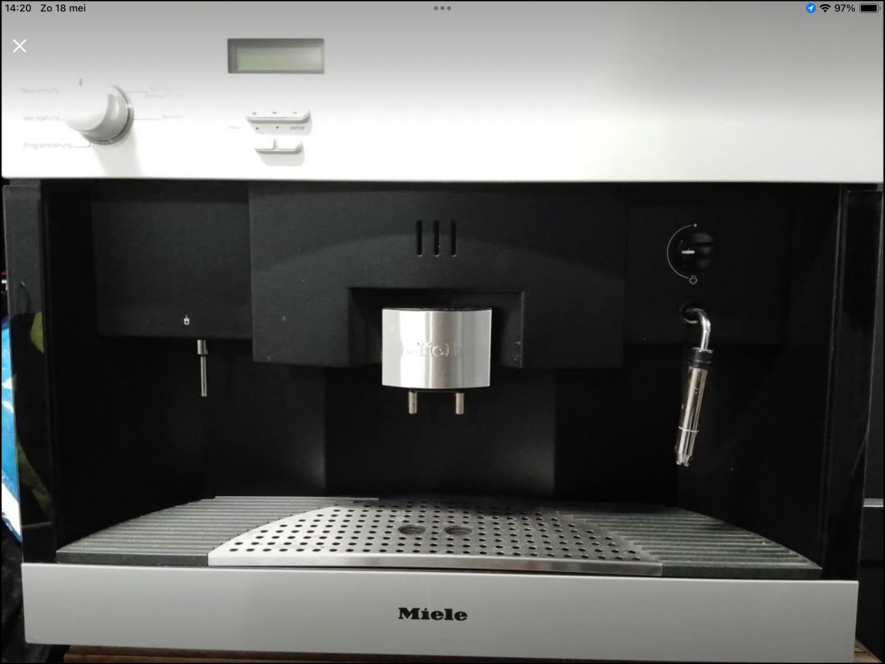 Miele inbouw koffiezetapparaat (defect)