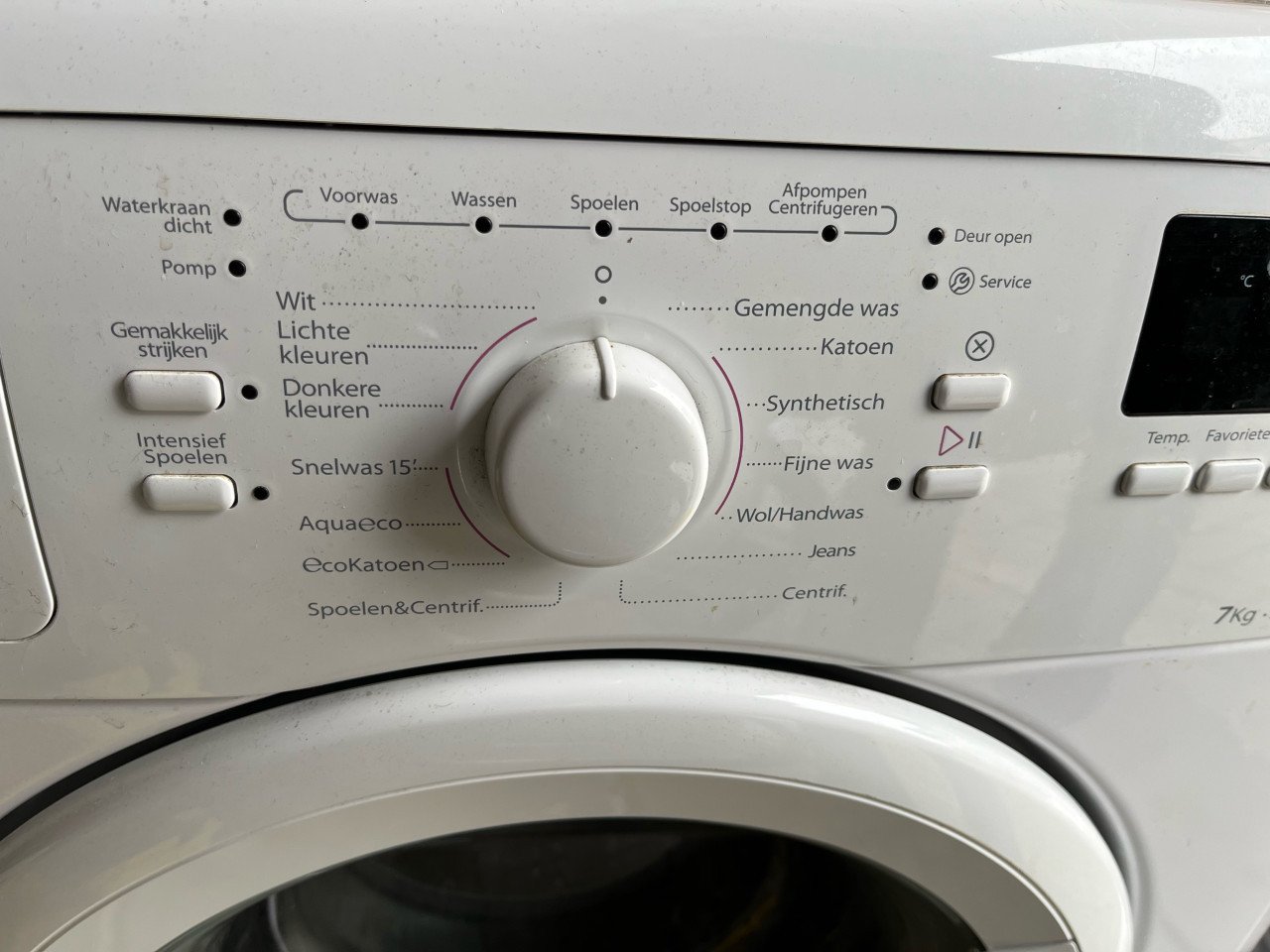 Wasmachine wirlpool