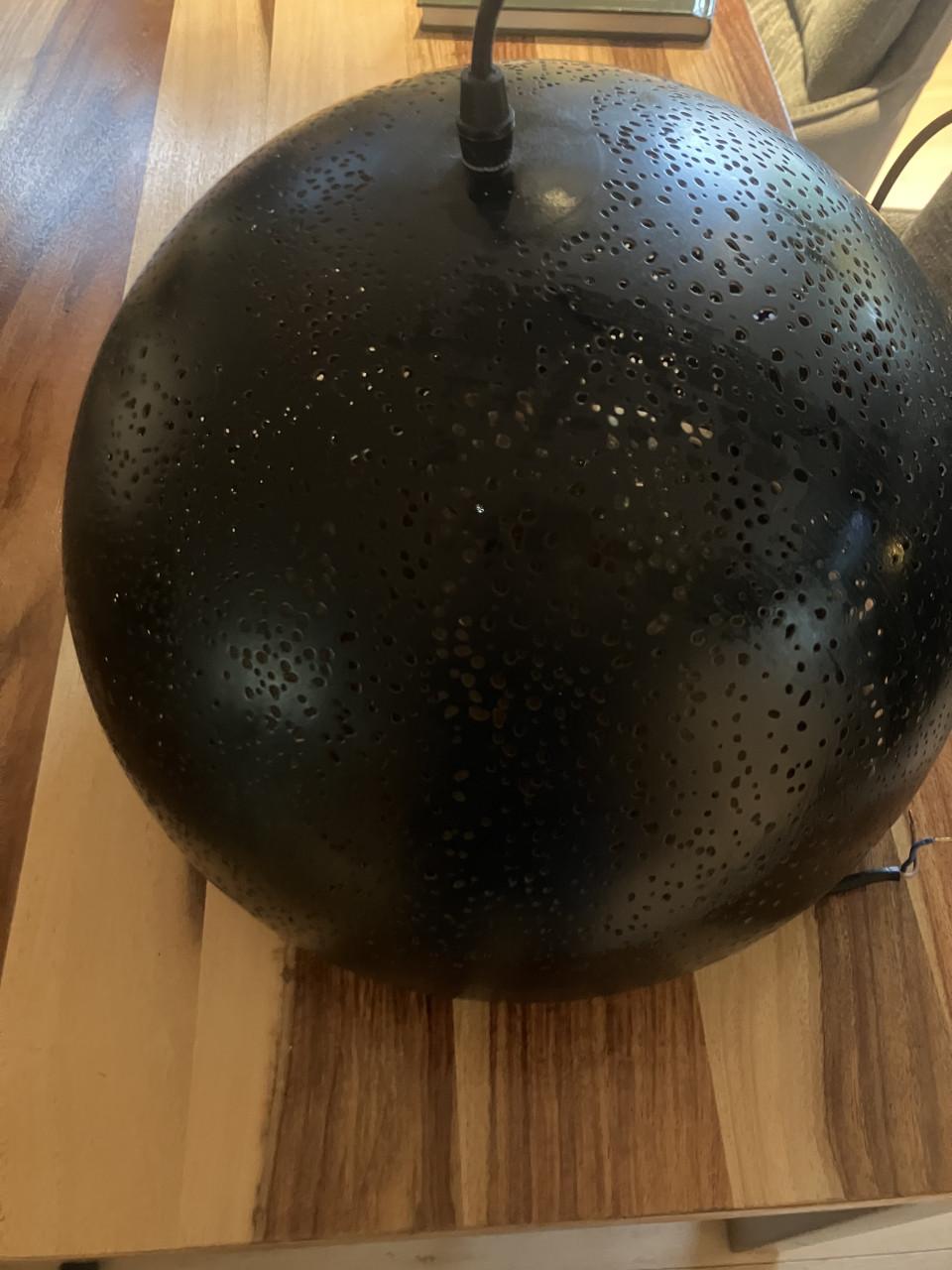 Zwart gouden hang lamp