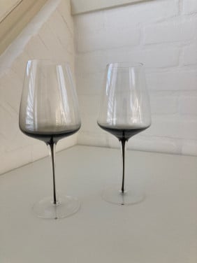 Wijnglazen (twee rood, twee wit)