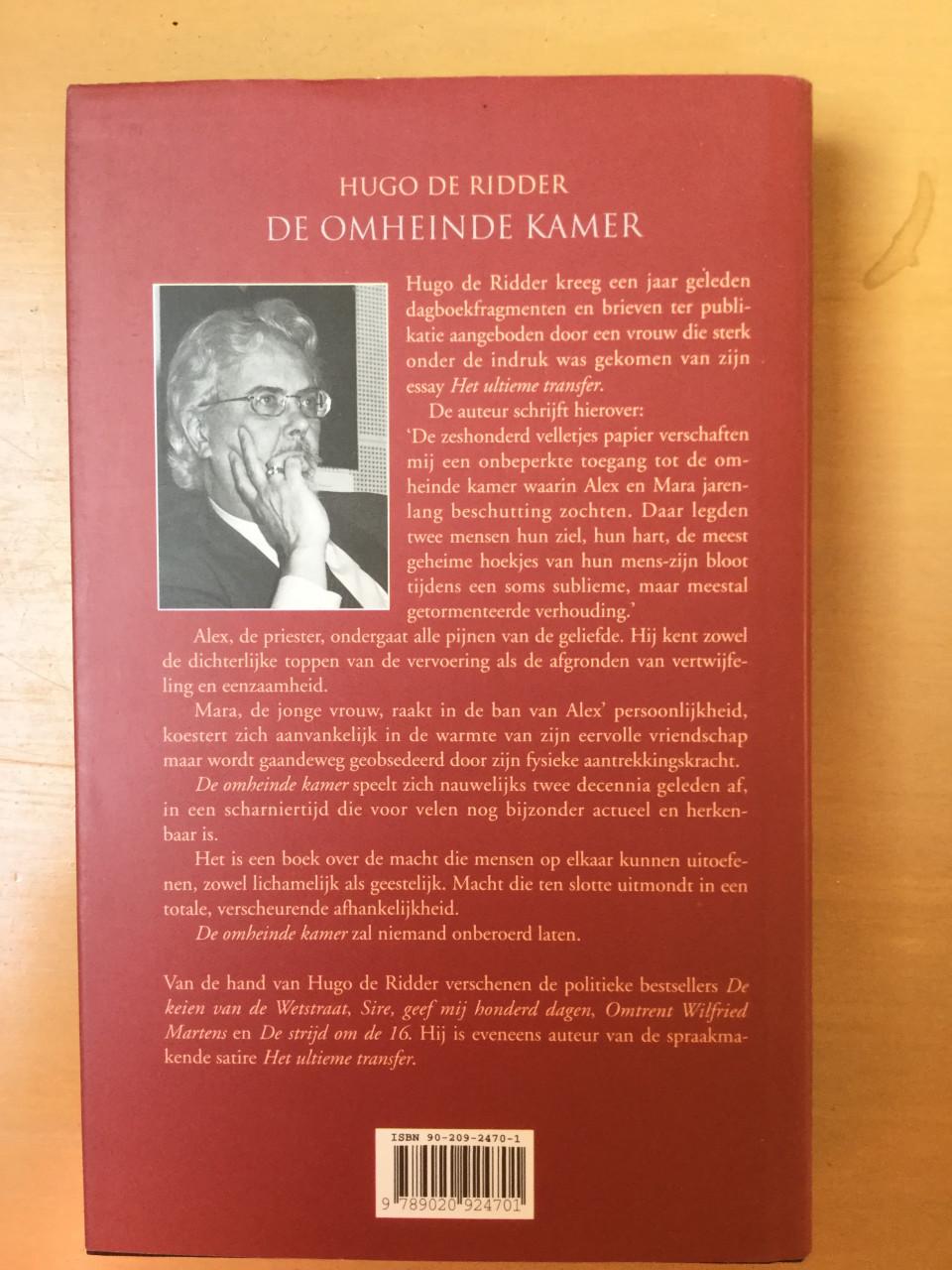 Hugo De Ridder De omheinde kamer