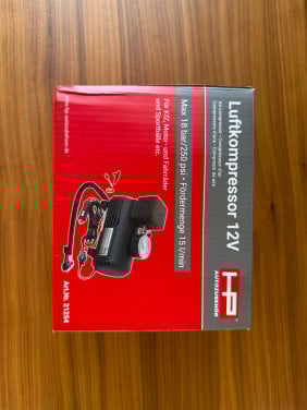 Mini compressor 12V/bandenpomp (nieuw)