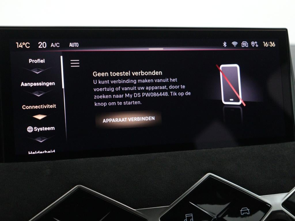 Ds Ds 3 e-tense performance line 54 kwh | achteruitrijcamera | draadloos ap