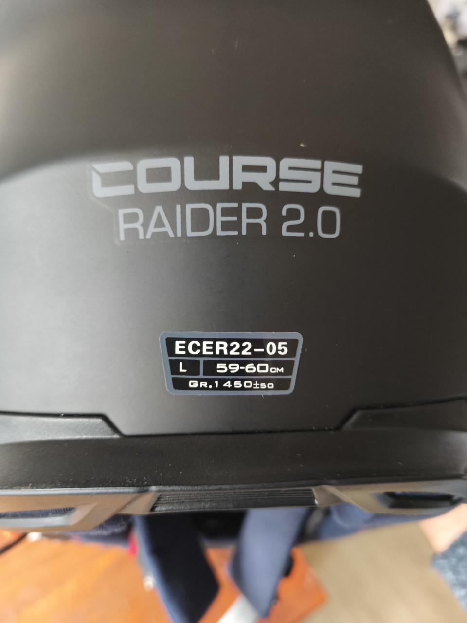 Te koop aangeboden Course Raider 2.0 integraalhelm.