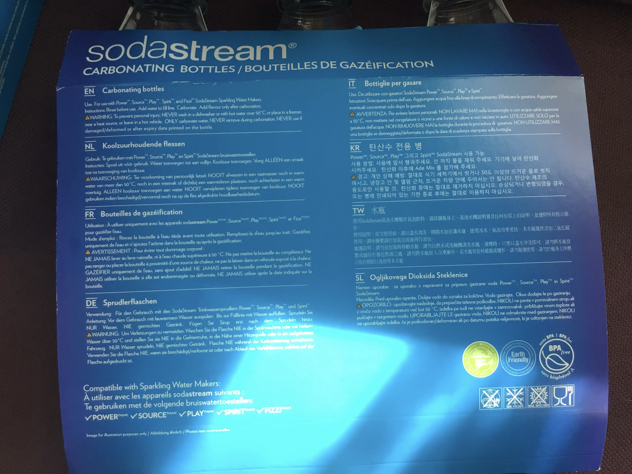 Soda stream spirit