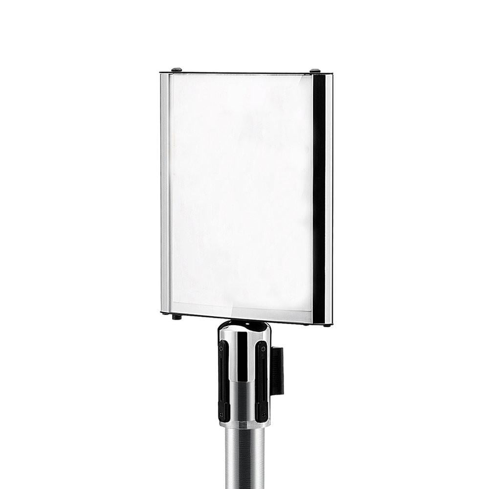 Afzetpalen met display of scherm.