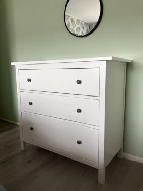 Ladekast wit Hemnes