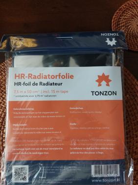 Tonzon radiatorfolie 6 stuks