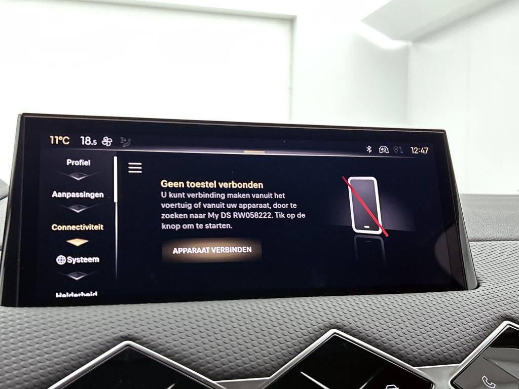 Ds Ds 3 e-tense bastille 54 kwh | camera | head-up display | stoelverwarmin