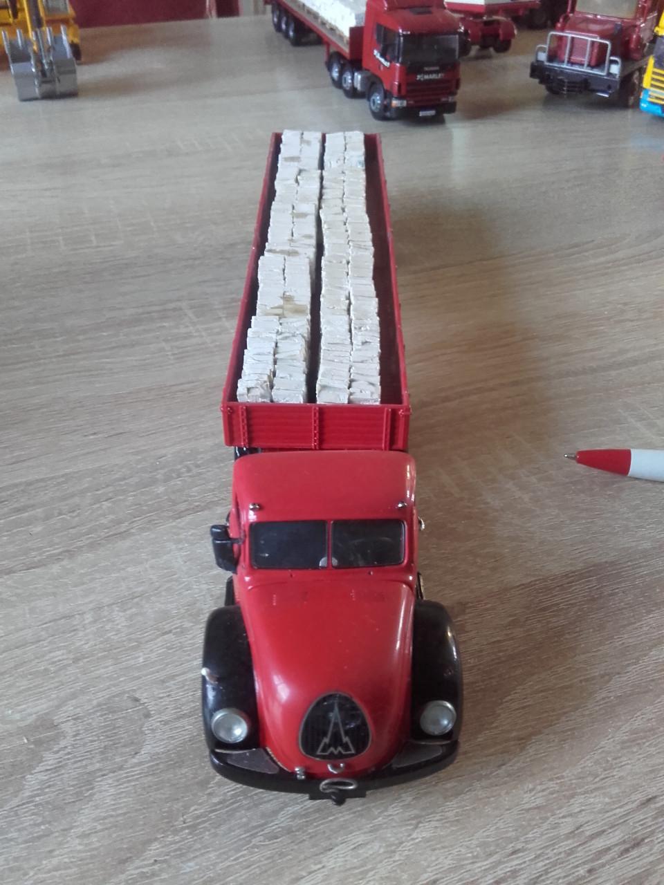 Magirus trekker/oplegger Schuco.