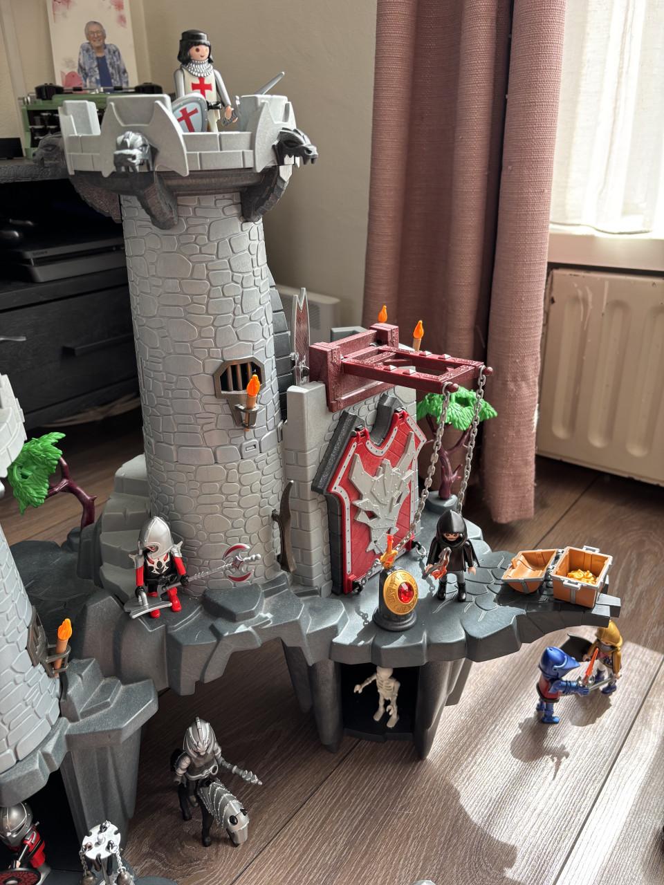 Playmobiel kasteel, schateiland en winkel