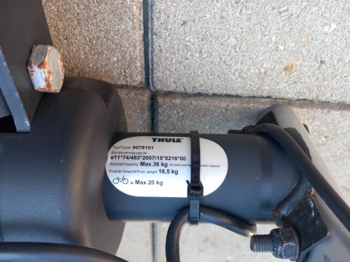 Fietsendrager Thule