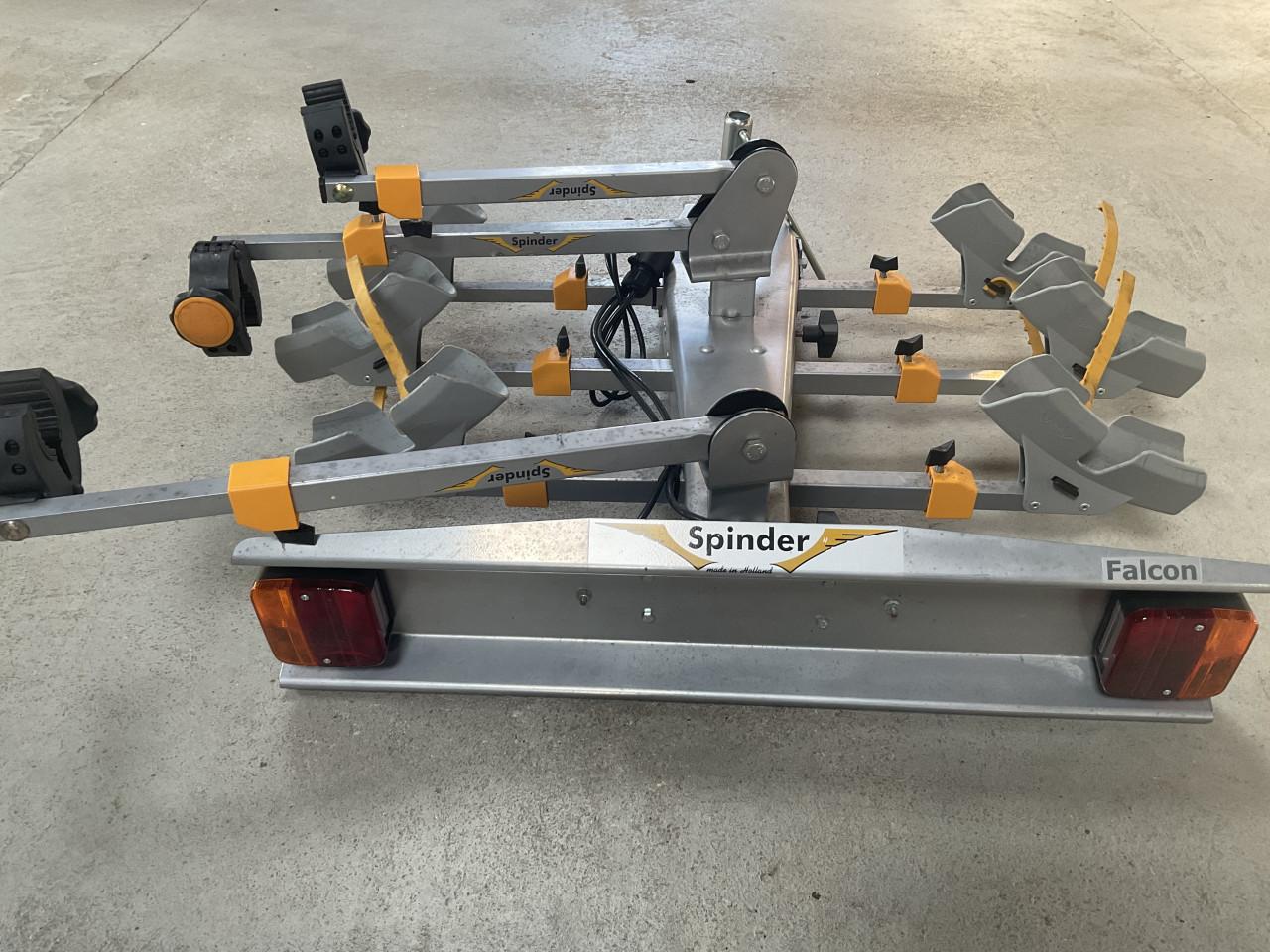 Spinder fietsendrager voor 3 fietsen