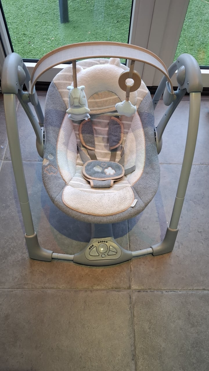 Ingenuity Swing 'n Go Bella Teddy Boutique Babyswing