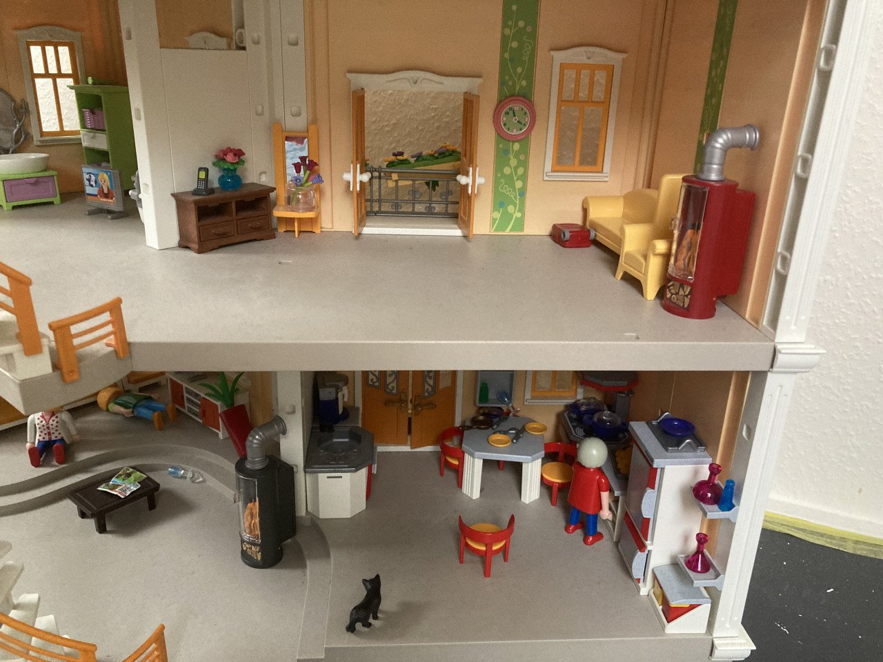 Victoriaans Playmobilhuis met meerdere kamers (vanaf 4 jaar)