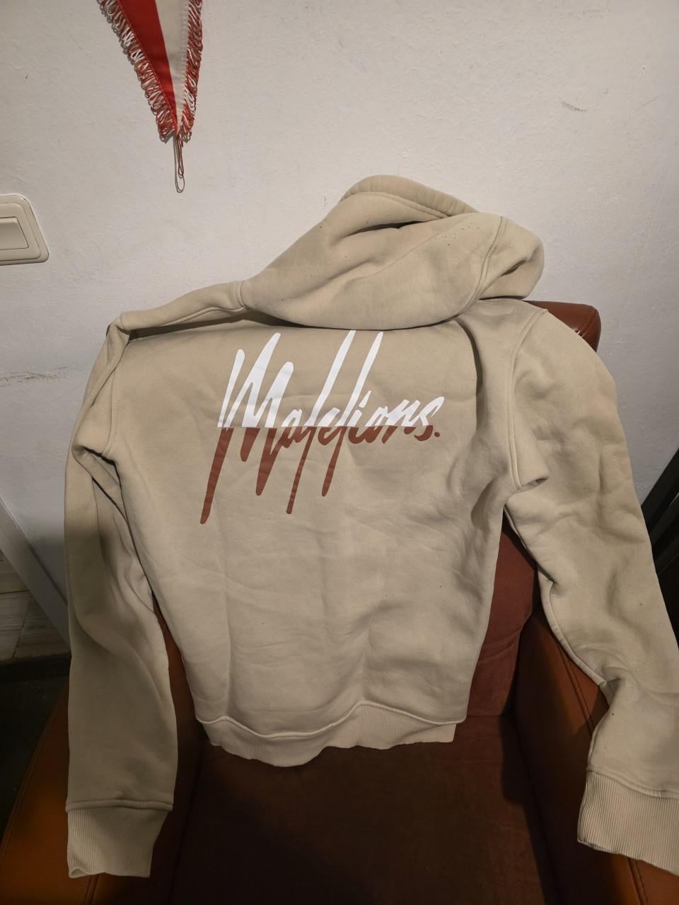Malelions hoodie zand