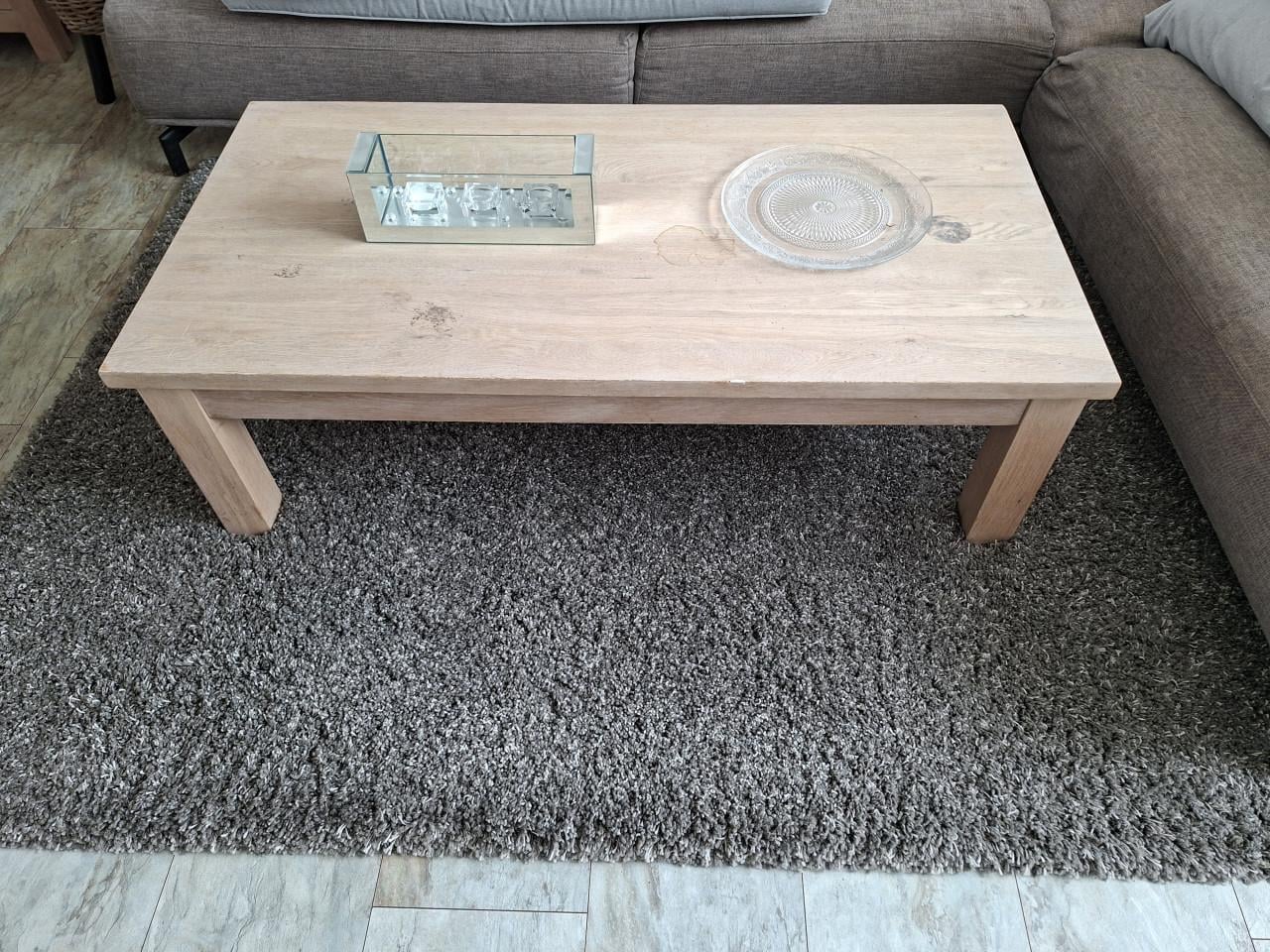 Massief eiken met een white wash set