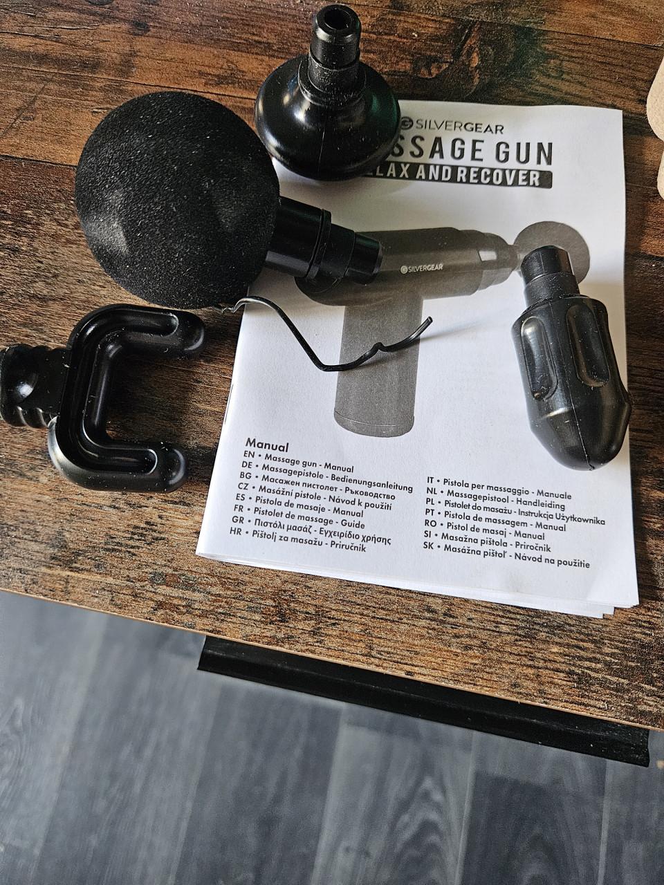 Nieuwe Silvergear Massage Gun - Ontspanning en Herstel