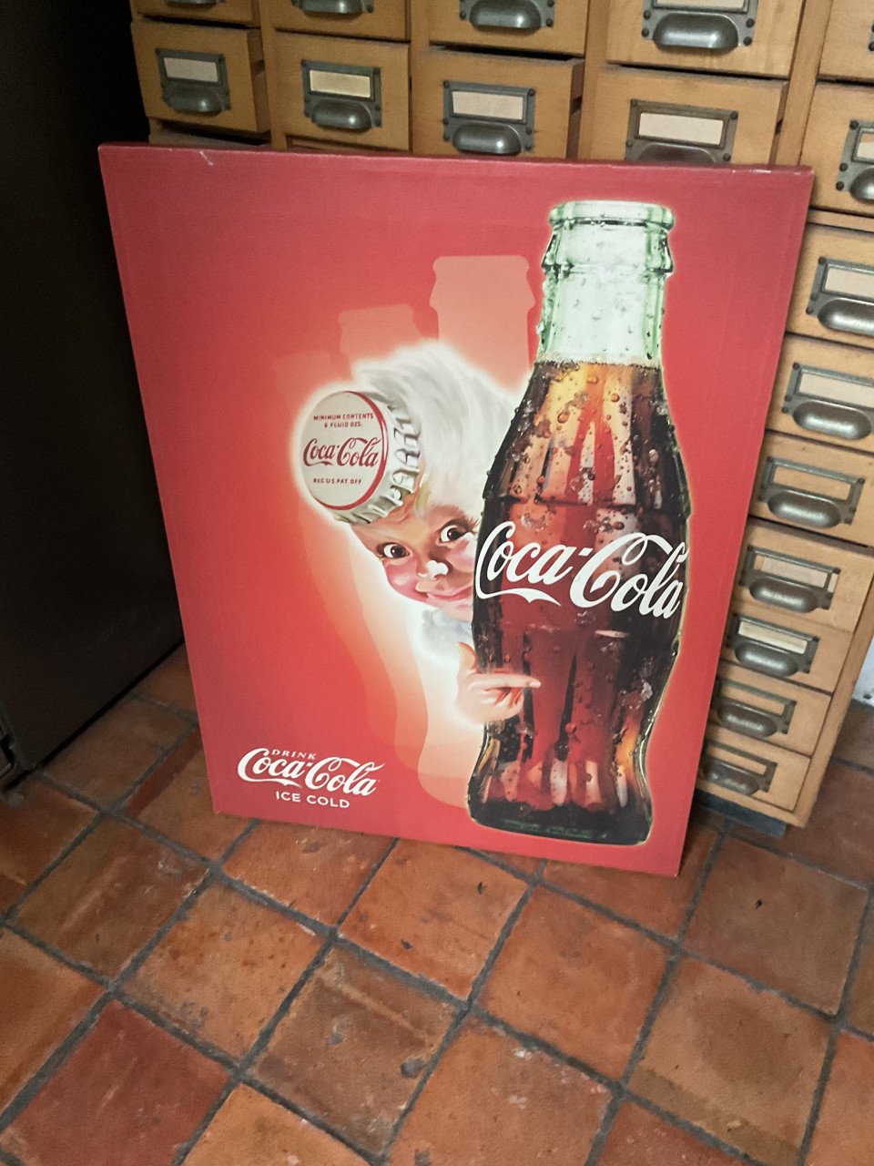 Reclame items uit café