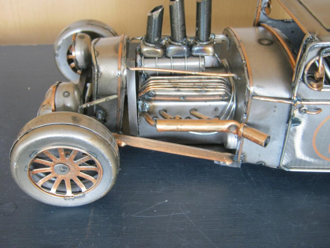 Metalen Hot Rod Car.