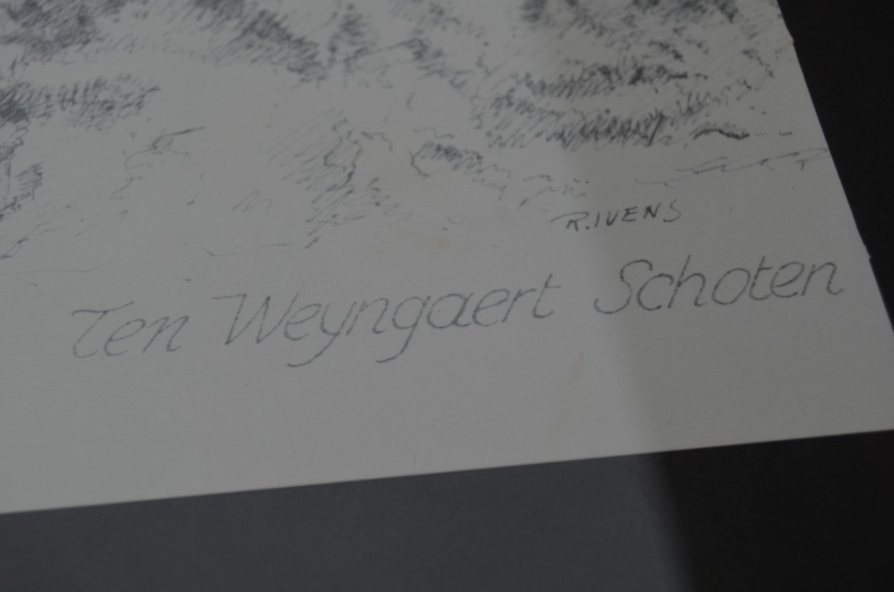 Ets/pentekening Ten Weyngaert Schoten R. Ivens