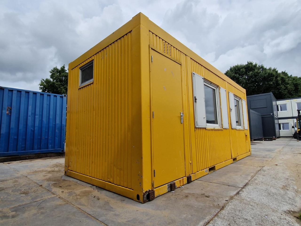 Gebruikte 6x3m kantoorunit / bouwkeet / schaftkeet
