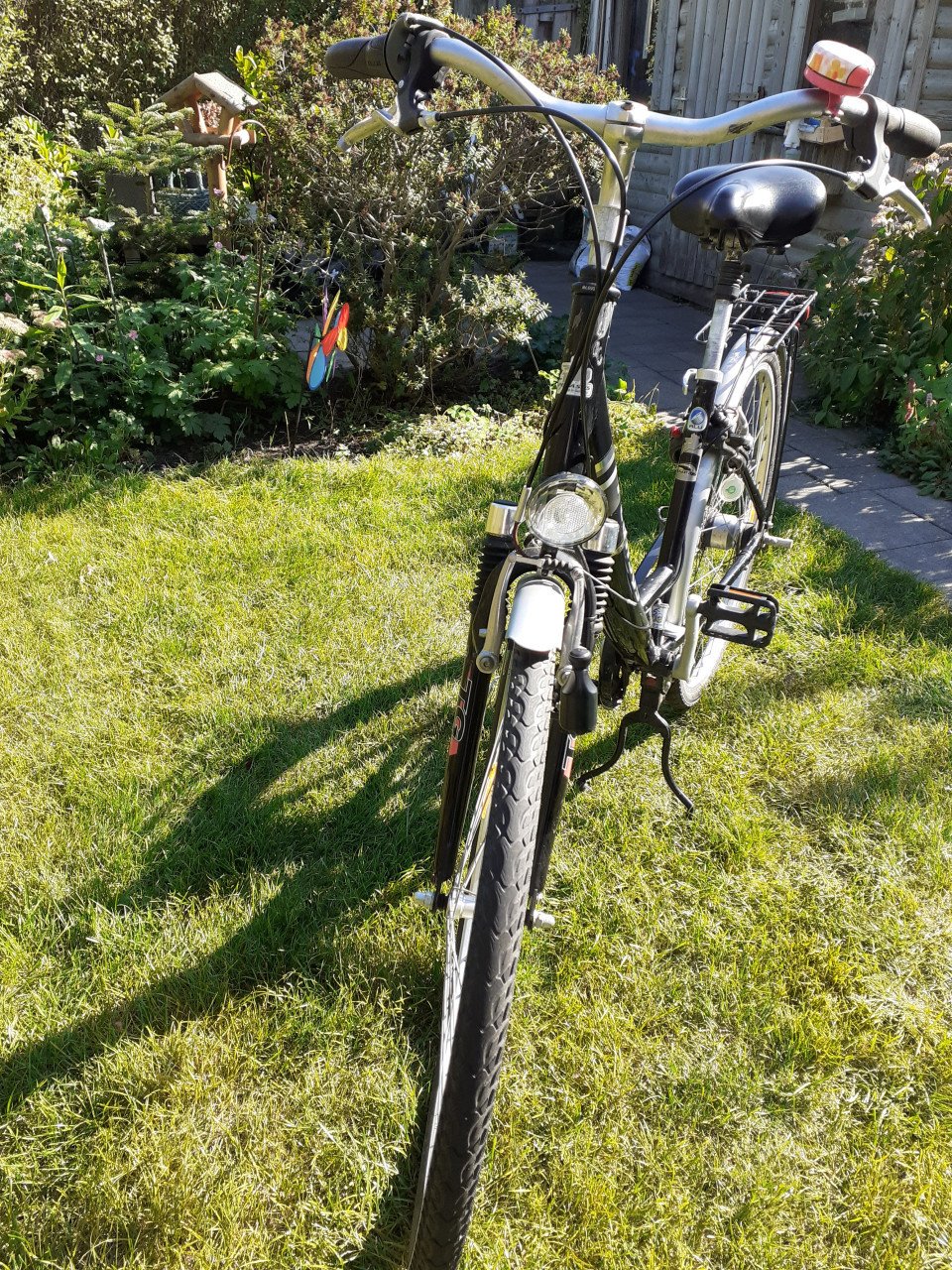 Oerdegelijke damesfiets, merk Pegasus (Duits)