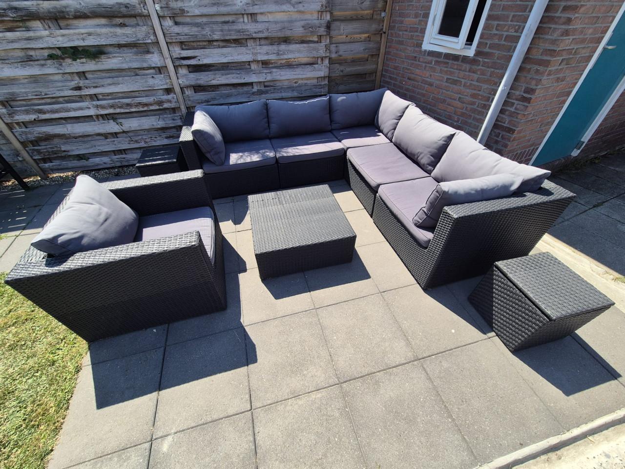 Complete Loungeset 250 x 250 cm (Bezorging mogelijk)