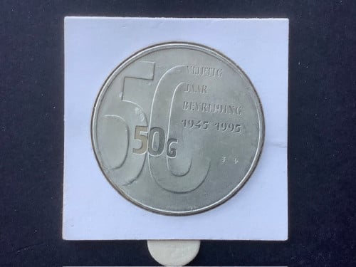 Beatrix, 50 gulden munt 1995 , zilver.
