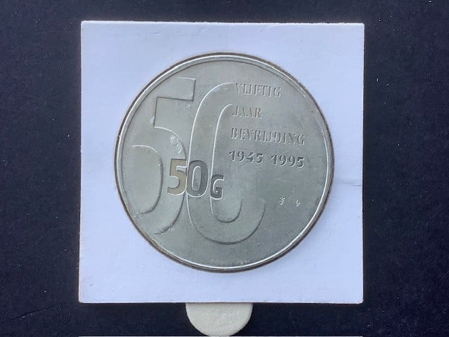 Beatrix, 50 gulden munt 1995 , zilver.